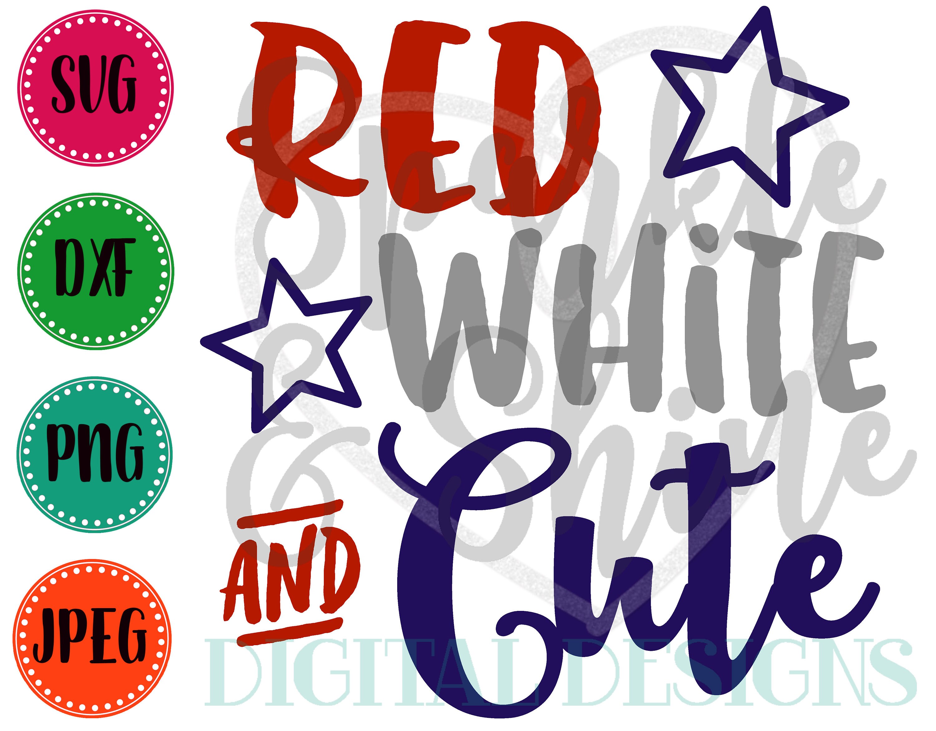 Download 4th Of July Svg Dxf Jpeg Girl Svg File Red White And Cute Etsy