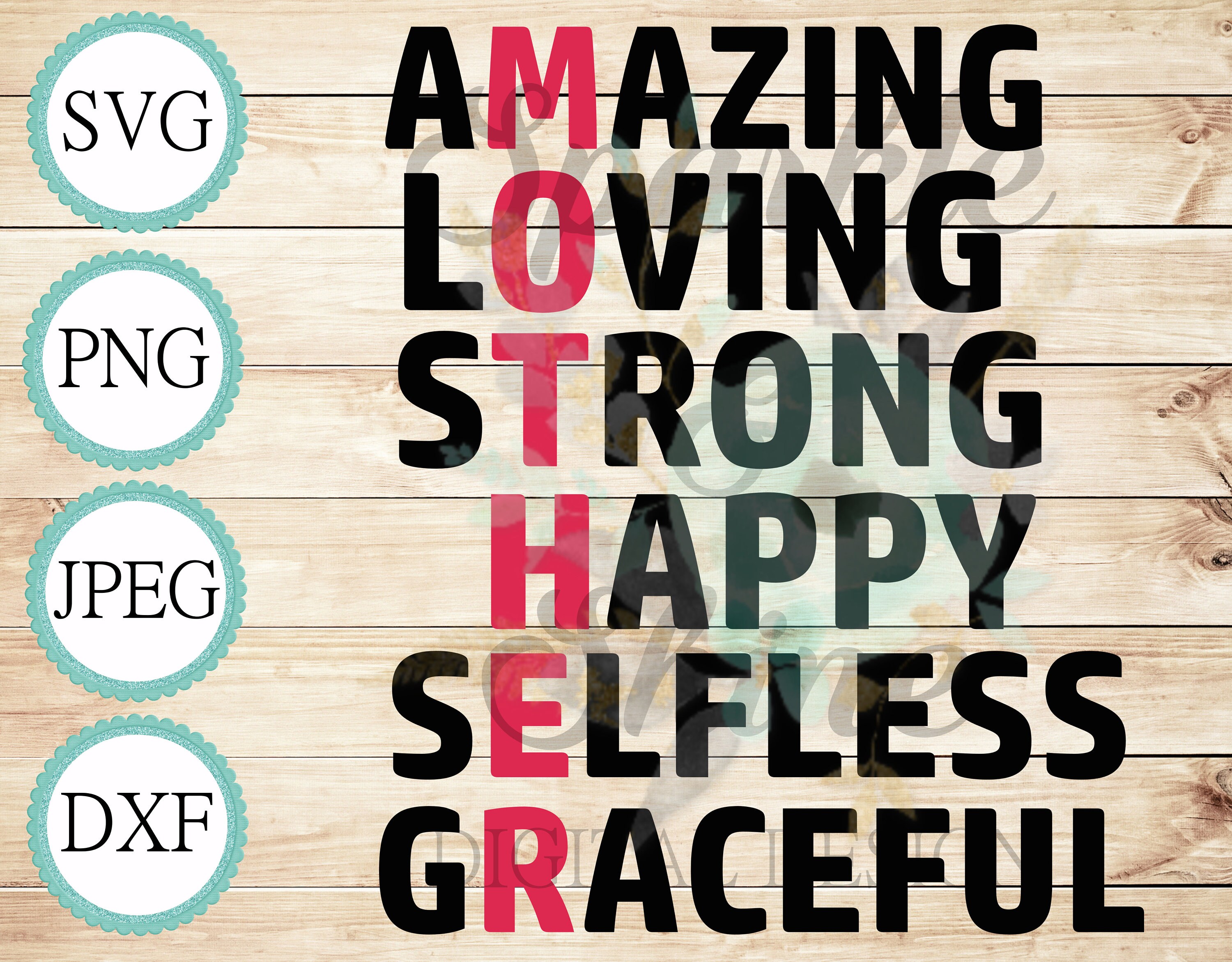 Amazing Mother Svg Dxf Jpeg Mother Cut File Mom Svg Etsy