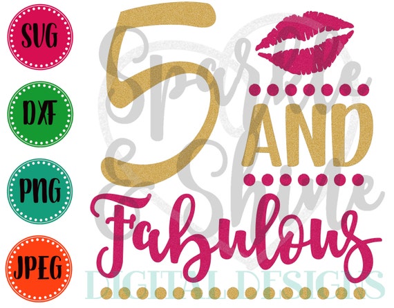 Download Free 5th Birthday Svg Dxf Jpeg Birthday Girl Cut File Girl Svg Etsy SVG Cut Files