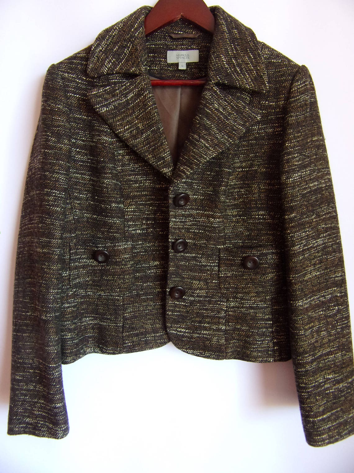 Vintage Women's Jacket/marks & Spencer Jacket/ Elegant Jacket/button Up