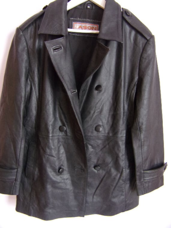 Vintage Women's Jacket/Women's Leather Jacket/Gen… - image 9