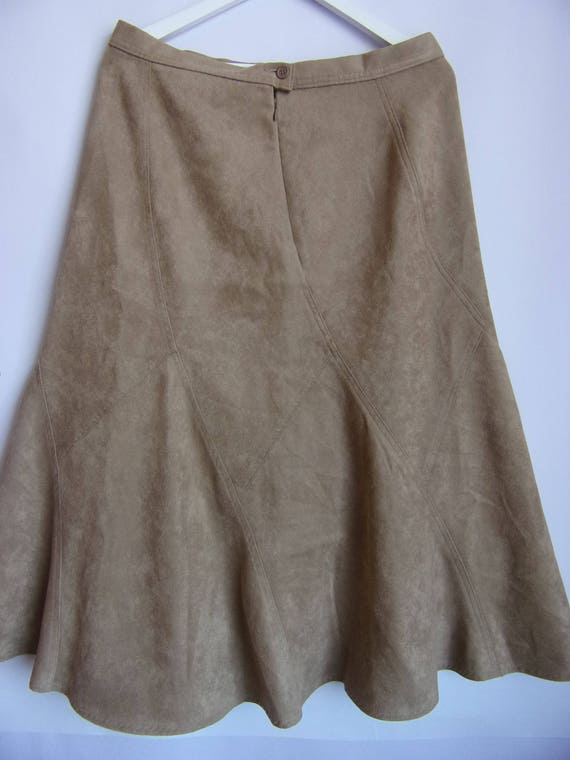 Vintage Women s Skirt light Brown Maxi Skirt marks SPENCER Skirt