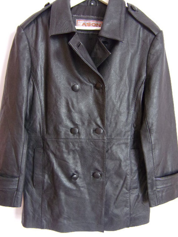 Vintage Women's Jacket/Women's Leather Jacket/Gen… - image 8