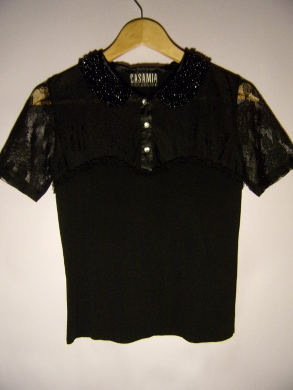 black elegant blouse