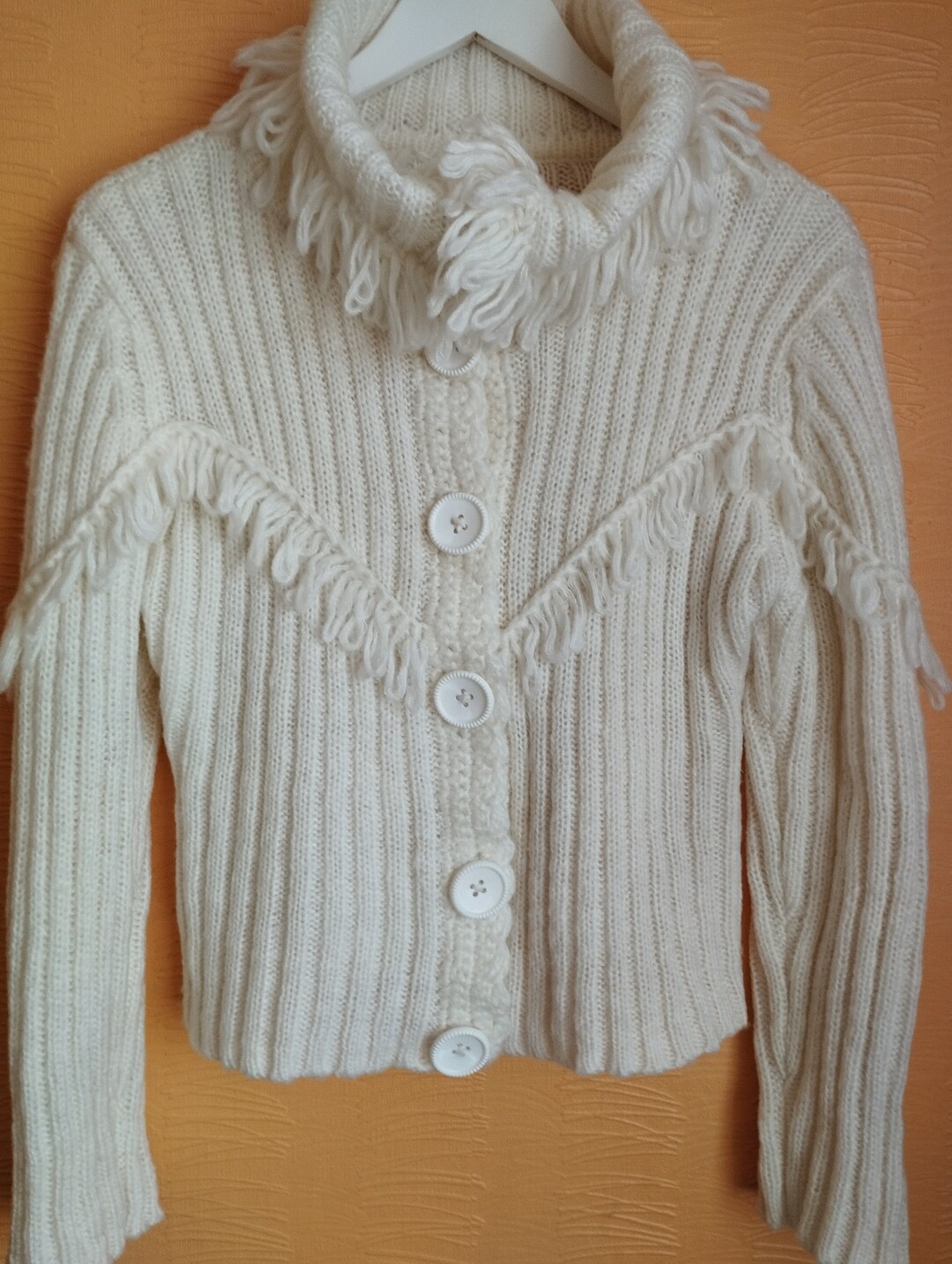 ★BORN SLIPPY★ Cloudy Ribbed ShortSleeve Cardigan White KIDPIK Girls Long Sleeve Shiny Cropped Cardigan Glitter