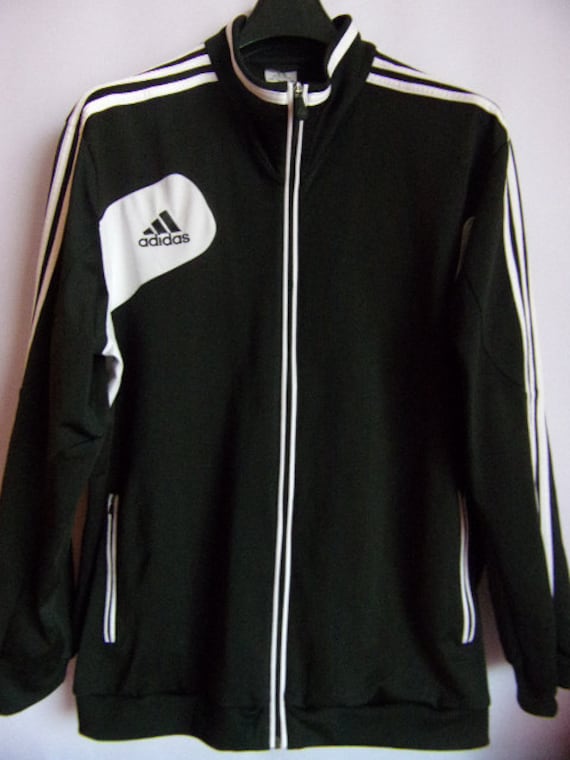 black adidas training jacket