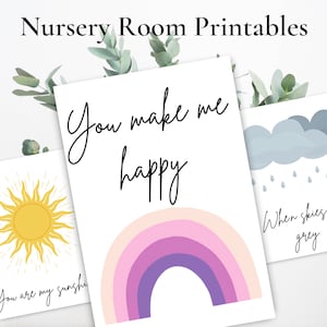 You are my sunshine printable wall art DIGITAL DOWNLOAD