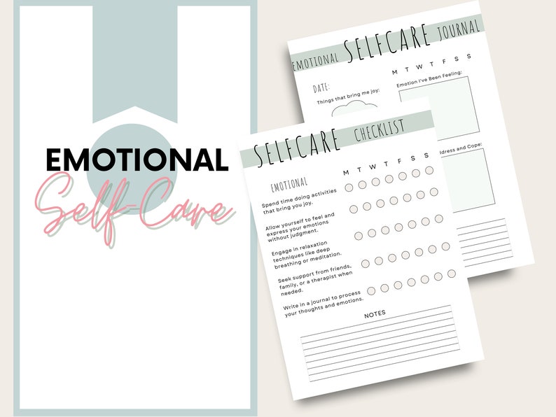 Printable Weekly Self Care Checklist