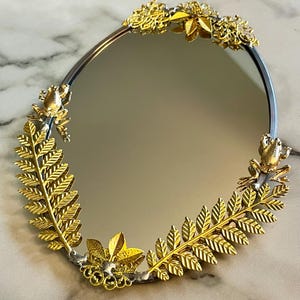 Ornate Frog Fantasy Mirror Baroque Statement Glass Decor