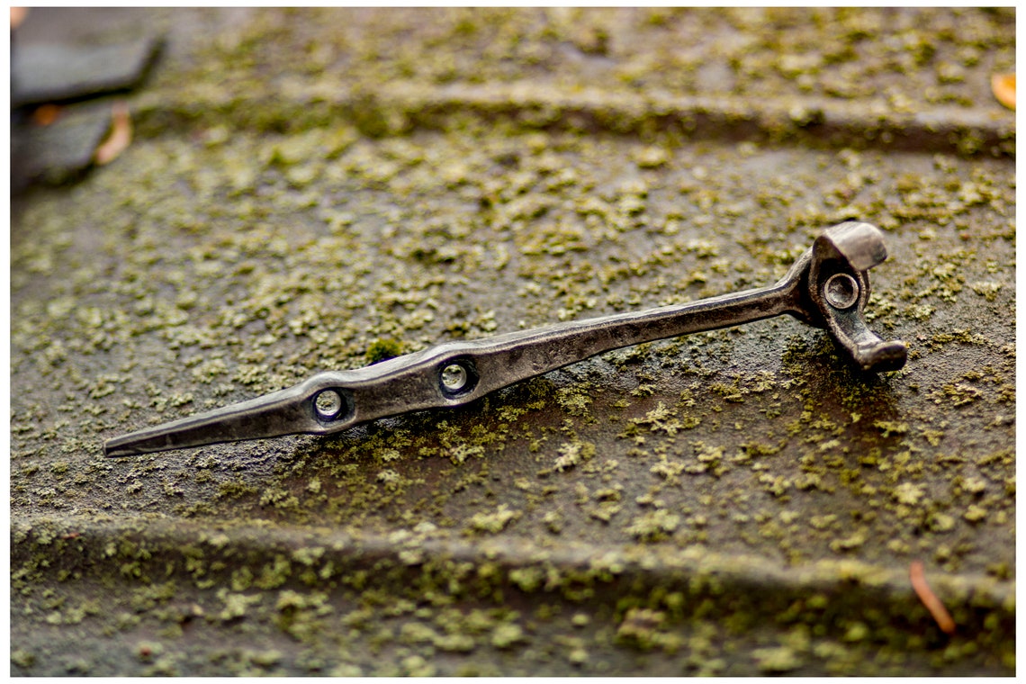 Hand fireplace poker. Blacksmith made fire poker. Etsy