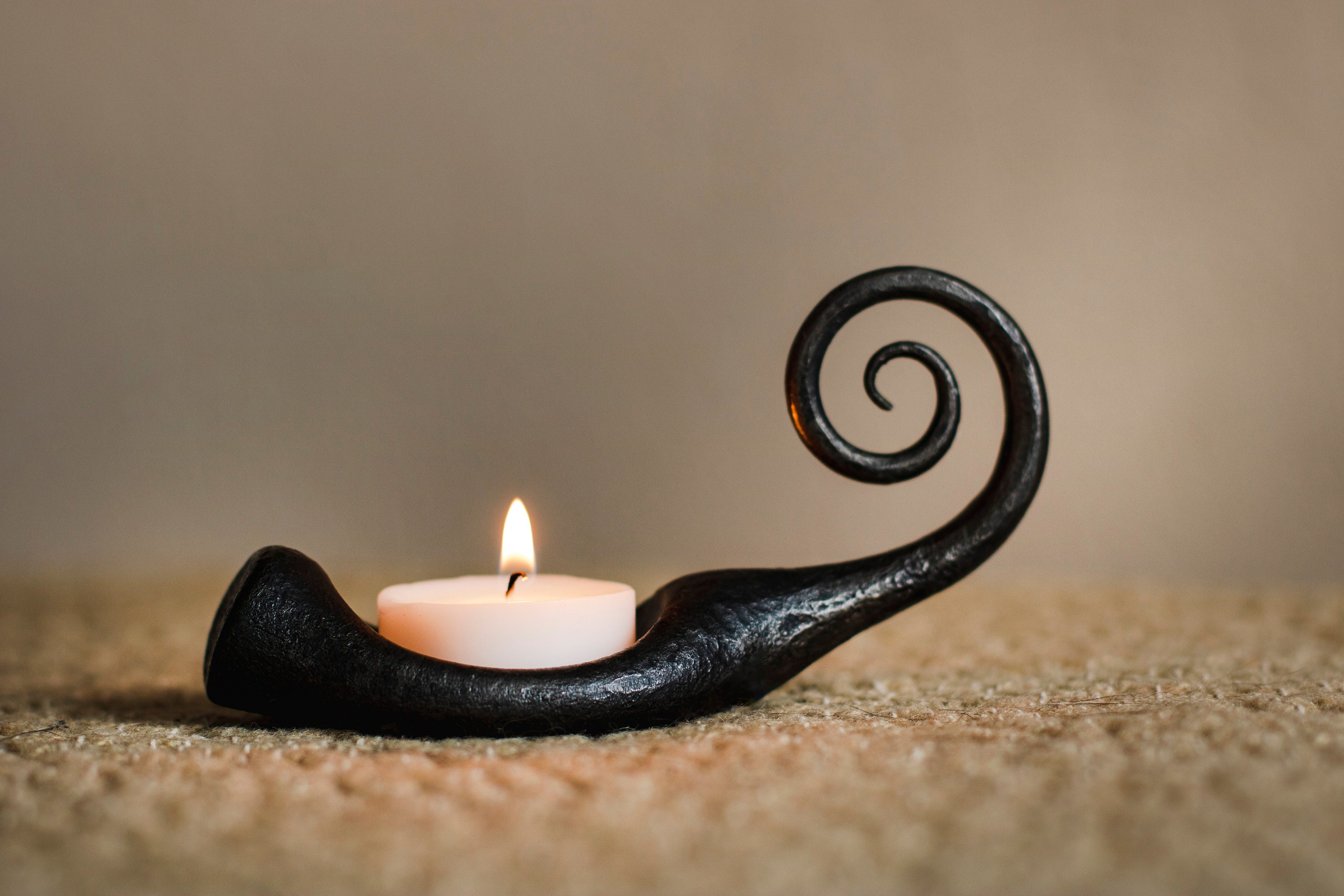 Hand Candle Holder for Housewarming Decor. Blacksmith Etsy