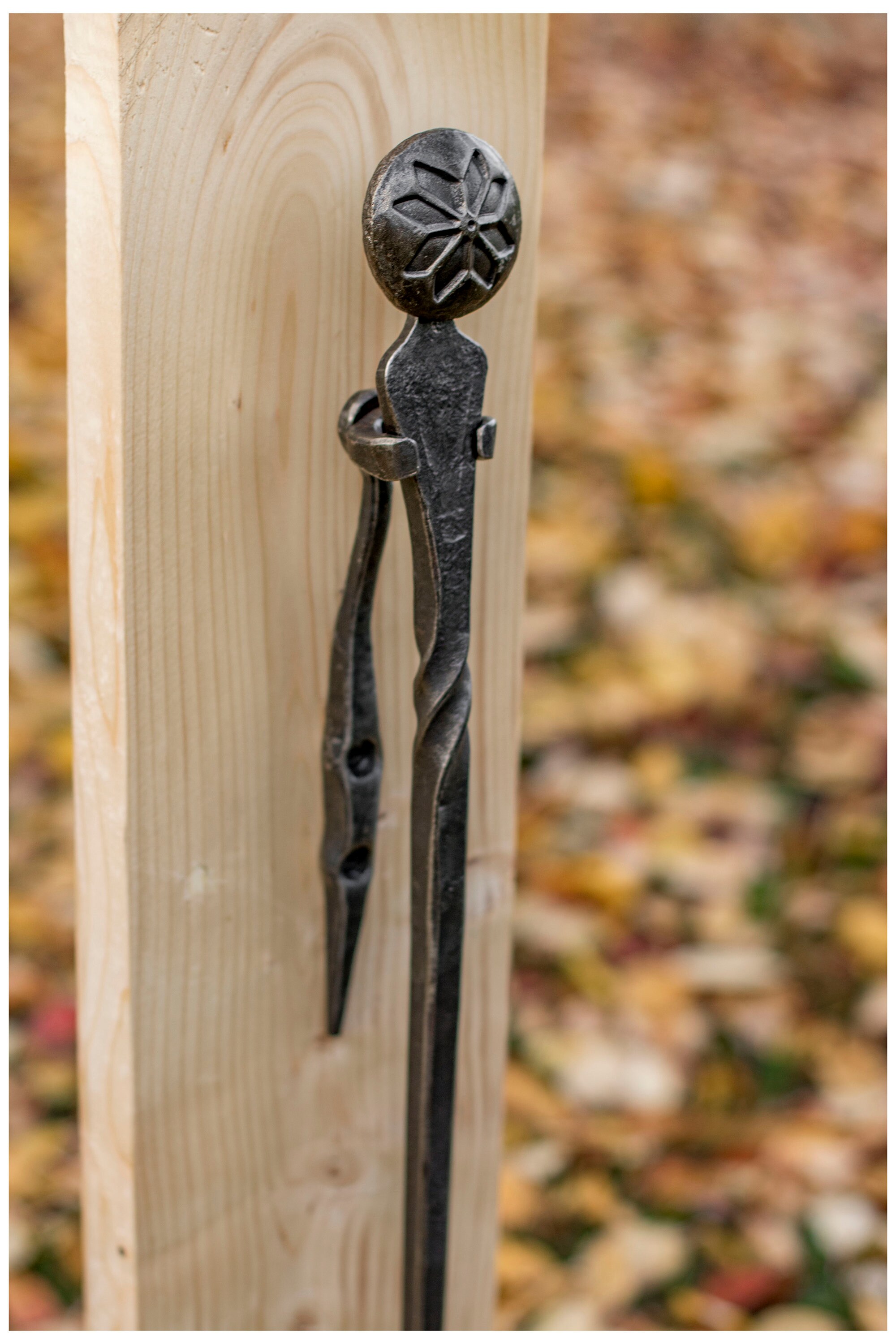Hand fireplace poker. Blacksmith made fire poker. Etsy