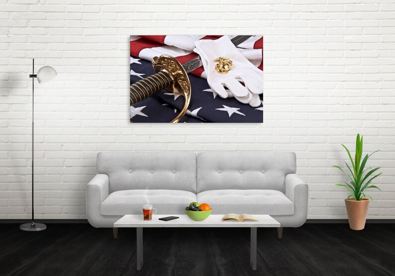 Canvas Be A US Marine Art print POSTER