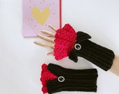 Handschoenen, Victoriaanse stijl, gehaakt, polswarmers, handschoenen zonder vingers, manchetten.