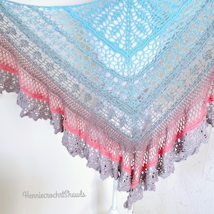 Crocheted Shawl, Scarf, summer shawl wedding