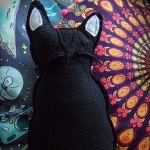 10&#39;&#39; Cozy Cat Pillow / Handmade Cat Pillow / Calico Plush Pillow / Stuffed Animal / Cat Plush Toy