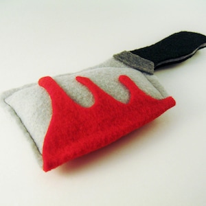 Butcher Knife Cat Toy / Steak Knife Cat Toy / With or Without Catnip / Handmade Cat Toy