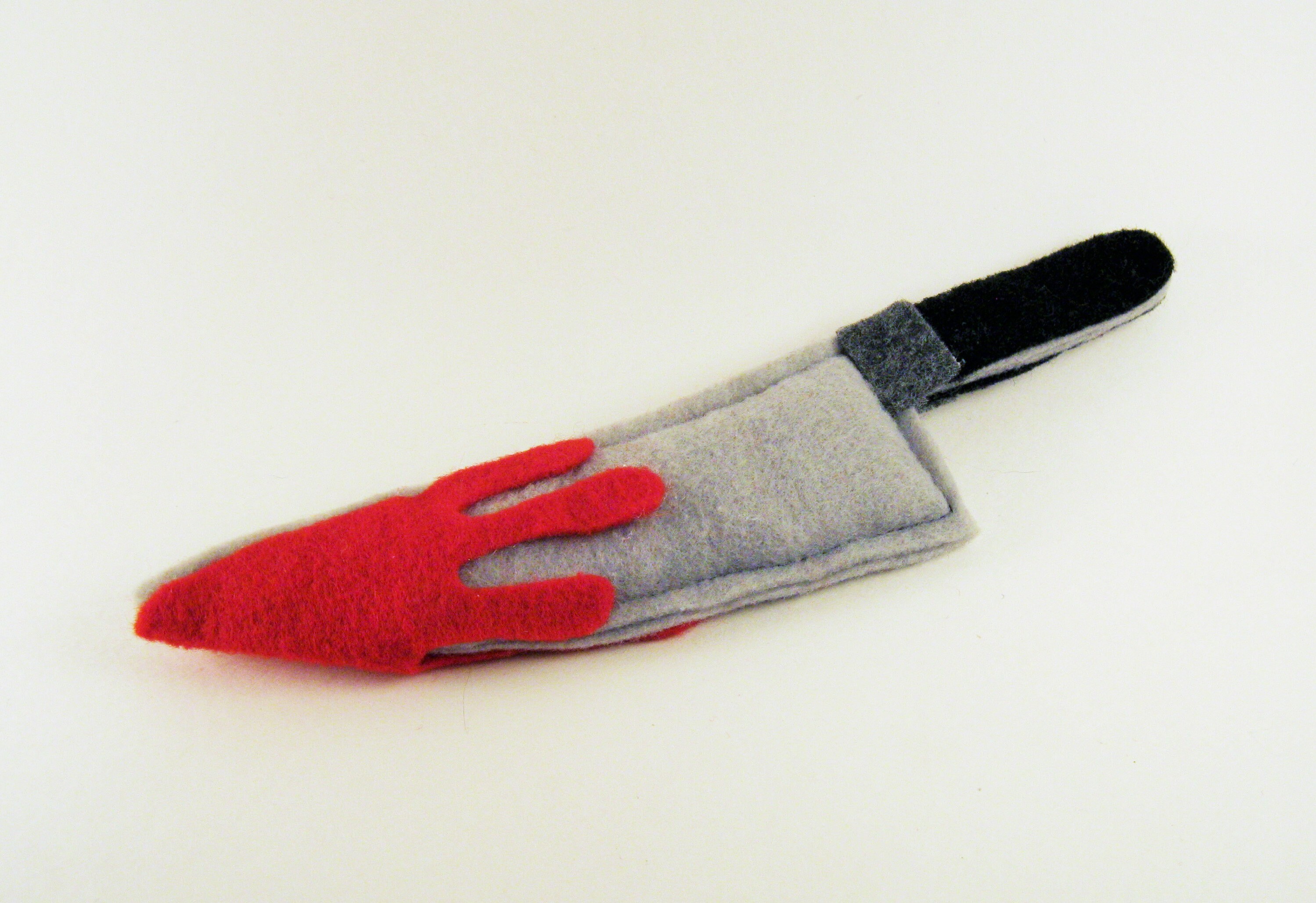 Bloody Knife Cat Toy / With or Without Catnip / Made in the Etsy
