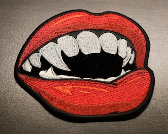 Vampire Fangs Patch