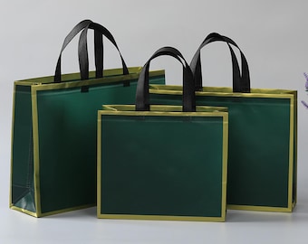 50pcs Custom Logo Non-Woven Tote Bags-P217