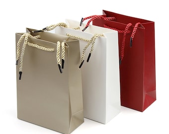 10pcs Custom Paper Jewelry Bags for Boutique & Brand Packaging P179