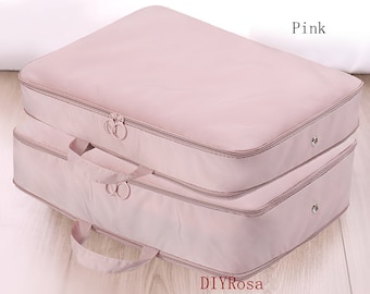 Bolsa de viagem de grande capacidade para guardar roupas e roupa de cama - P010