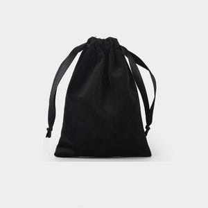 10 pcs Large Velvet Drawstring Bags – Red Gift Pouches for Jewelry, Digital Storage & Custom Logo P094