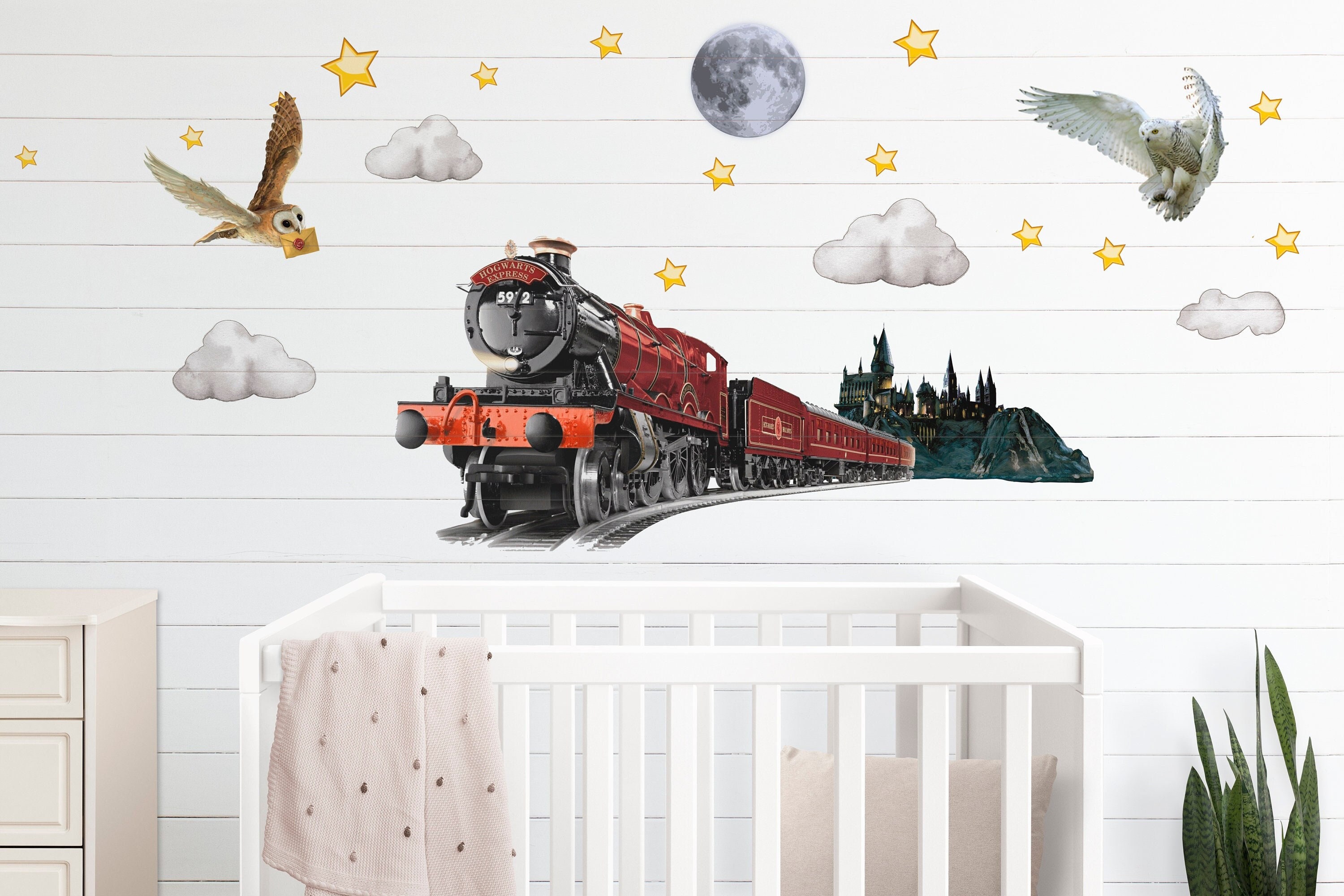 Hogwarts Express Kids Wall Stickers Harry Potter Theme Nursery
