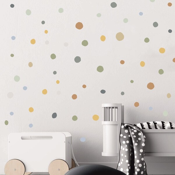 Polka Dot Wall Decal Etsy