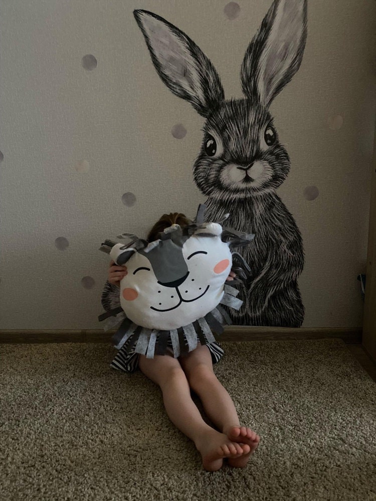 Bunny Rabbit Nursery Wall Stickers Rabbit Wall Decals Bunny Etsy