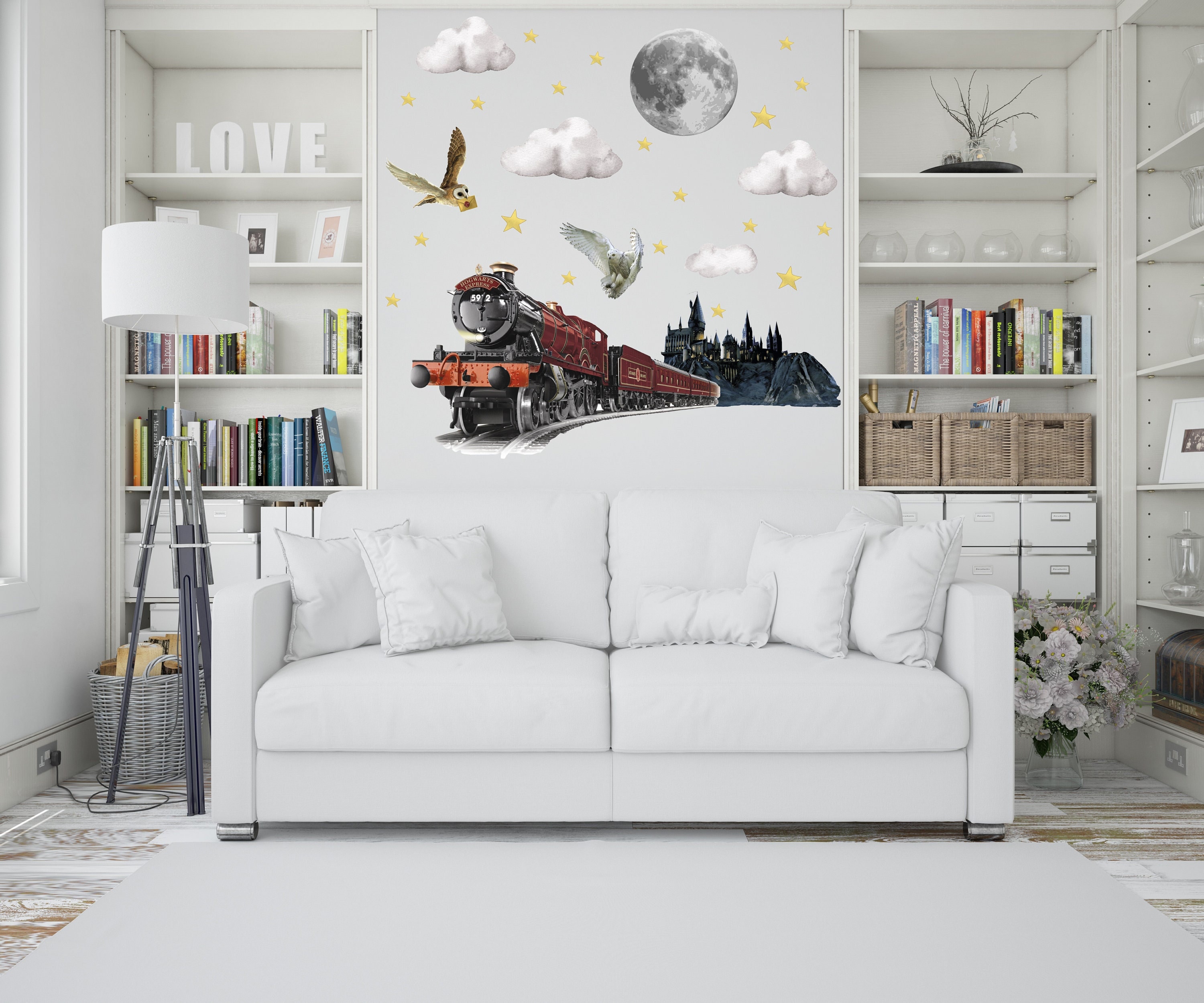 Hogwarts Express Harry Potter Wall Decal, Magic School Wall