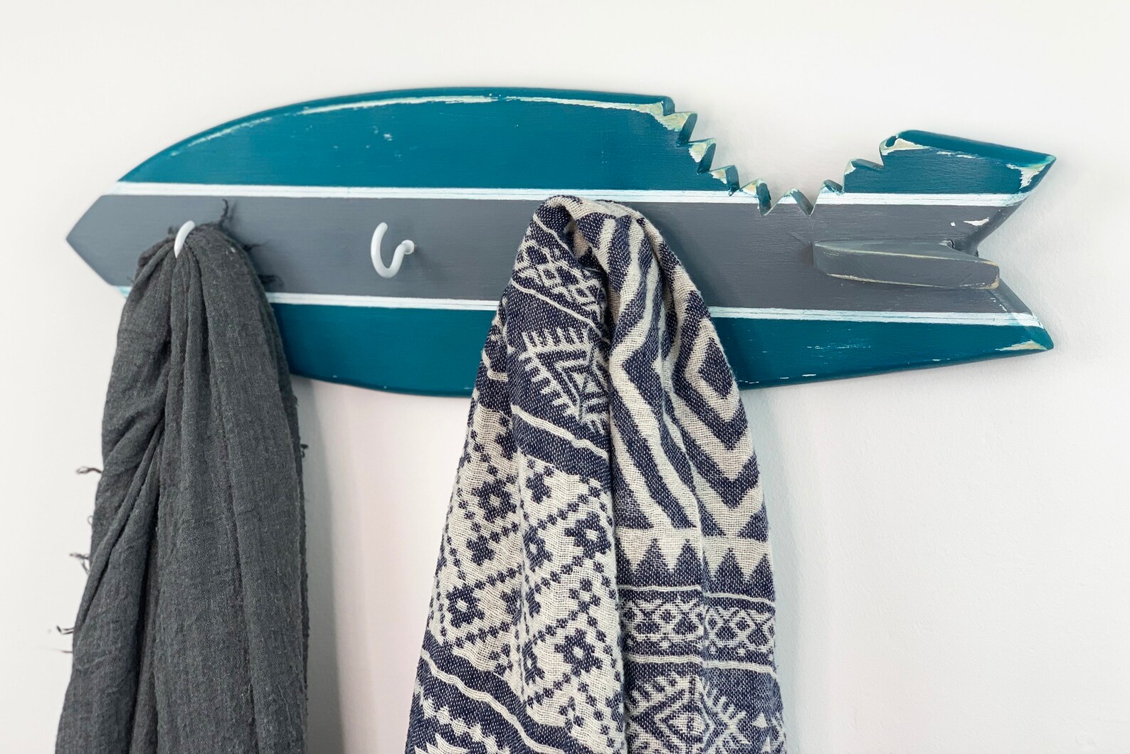 Surfboard Wall Decor Surfboard Coat Rack Surfboard Art Etsy