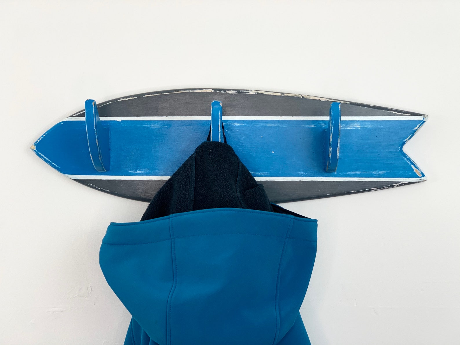 Surfboard Decor Surfboard Coat Rack Surfboard Towel Rack Etsy