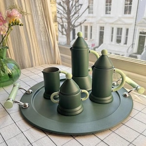 Vintage Inoxpran ‘Atlanta’ Moka Set - Green
