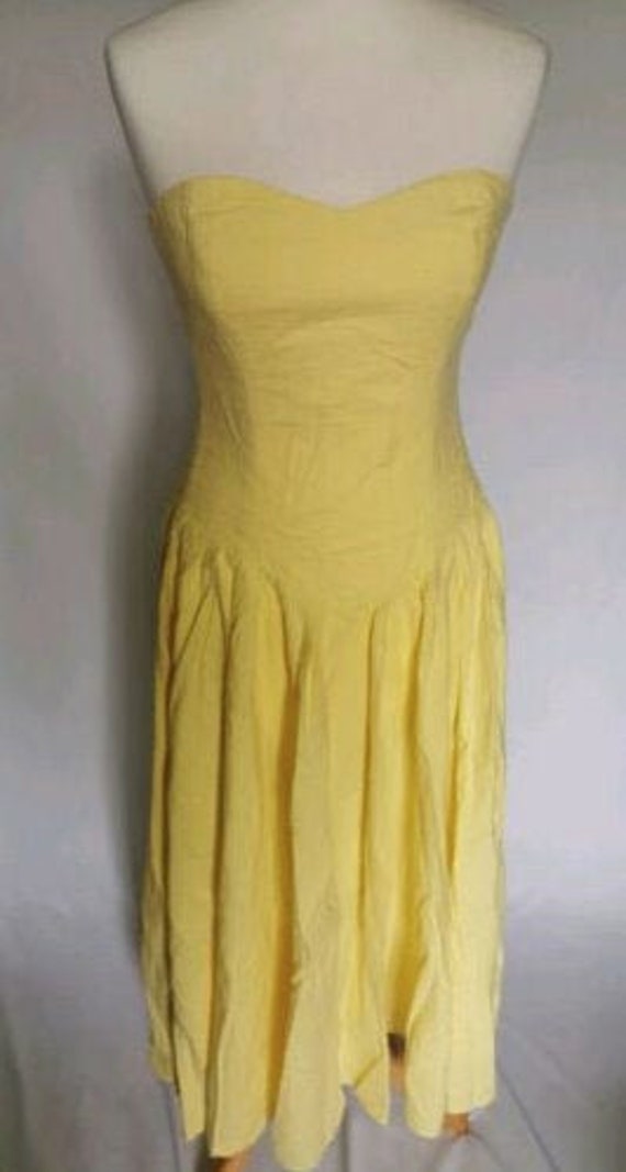 yellow dress size 10
