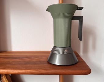 Collectors Vintage Zani Mach Moka Espresso Pot in Green - 4/2 Cup