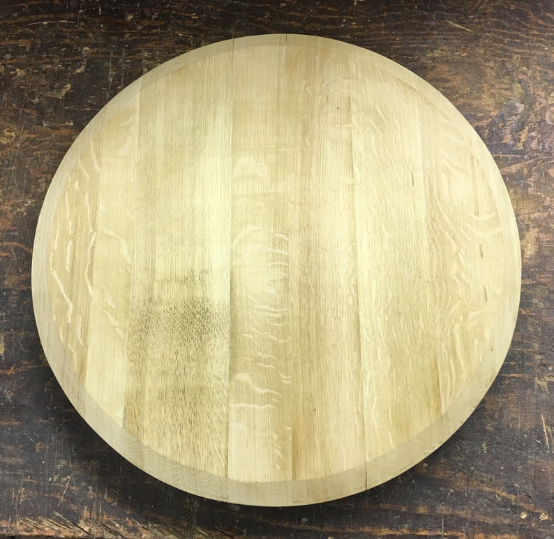 Standard Wine Barrel Head Lazy Susan Etsy