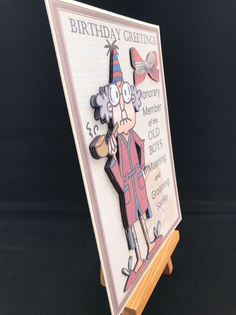 Funny Humour Birthday Card Men Male Him Older Dad Husband - Etsy