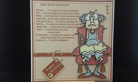 Carte anniversaire humoristique à personnaliser