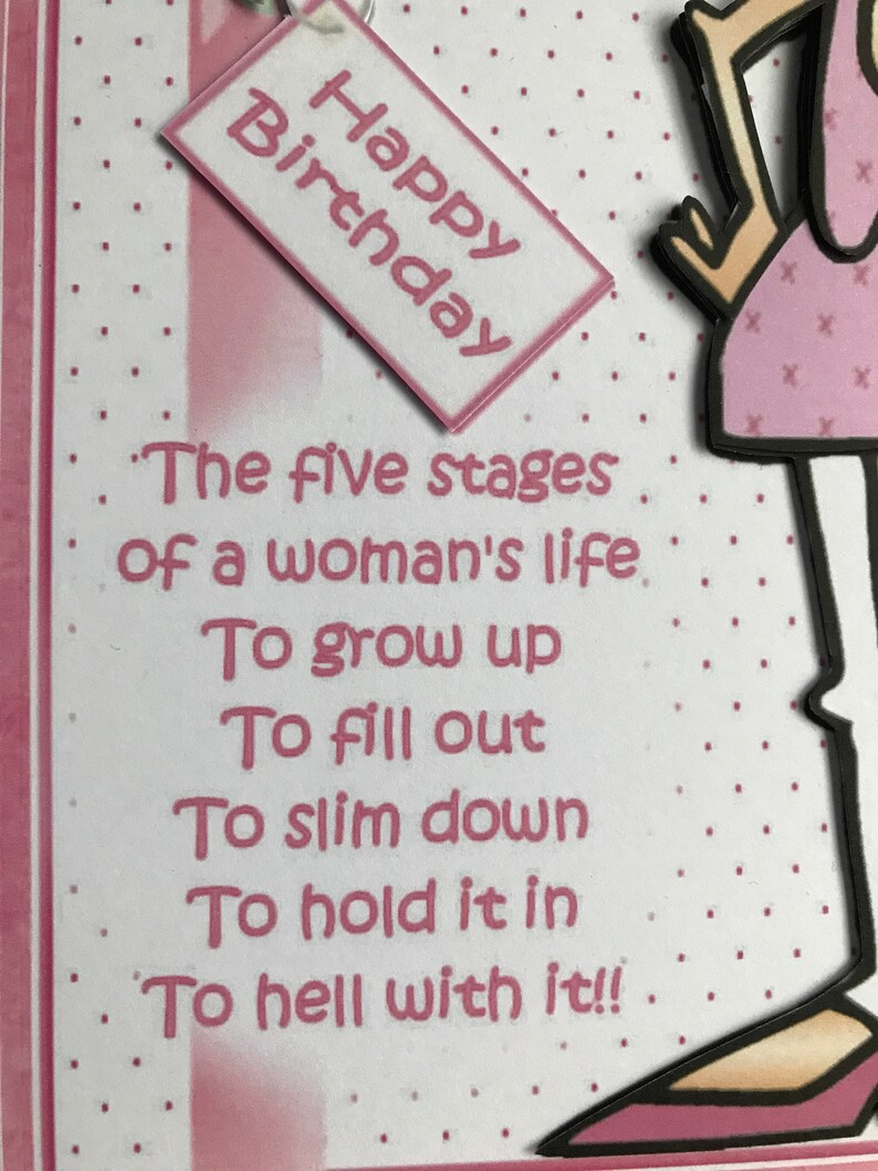 Funny Humour Birthday Card Women Female Her Ladies Mum Mother Sister ...