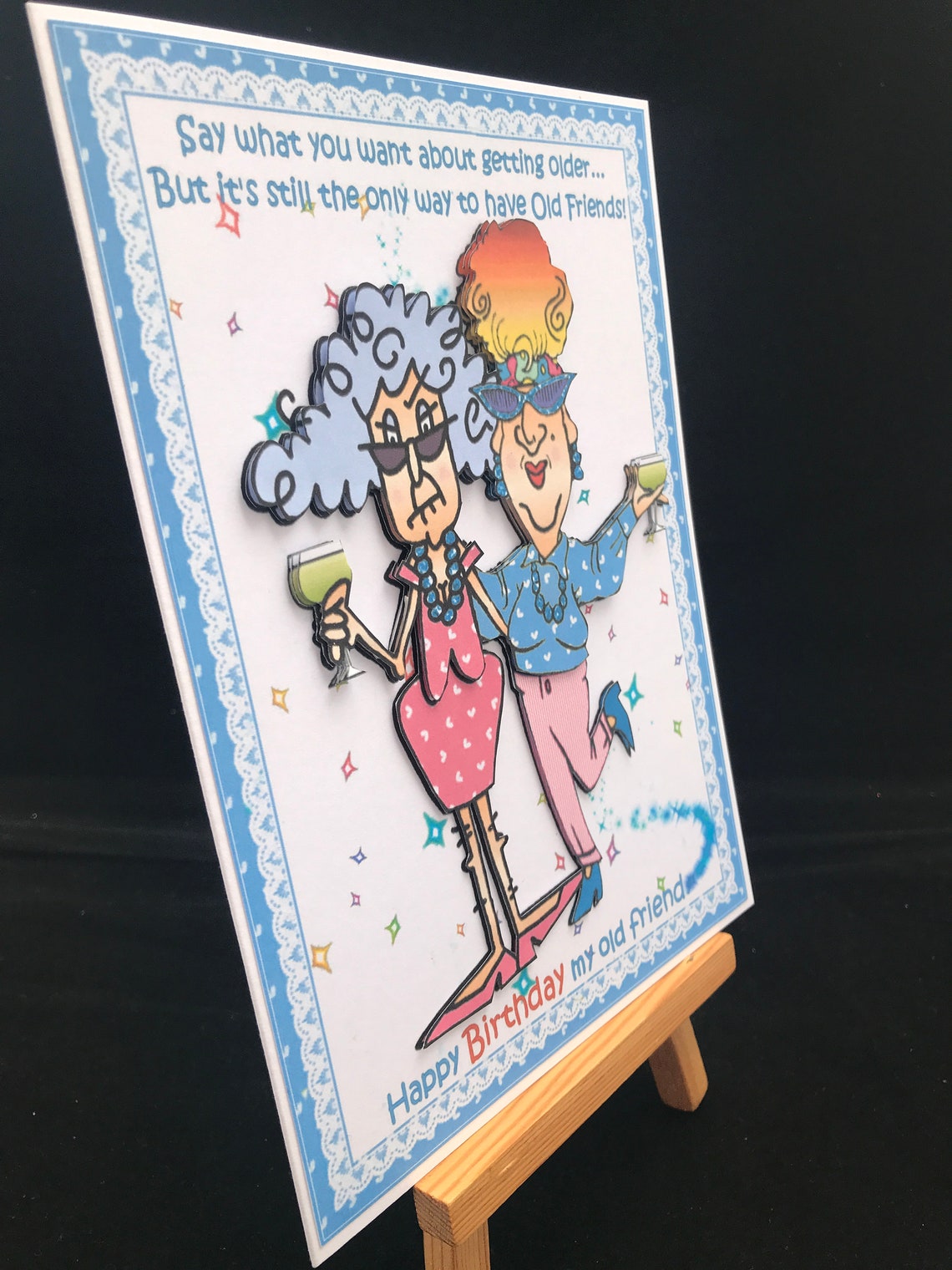 Funny Humour Birthday Card Women Female Her Ladies Friend - Stella and ...