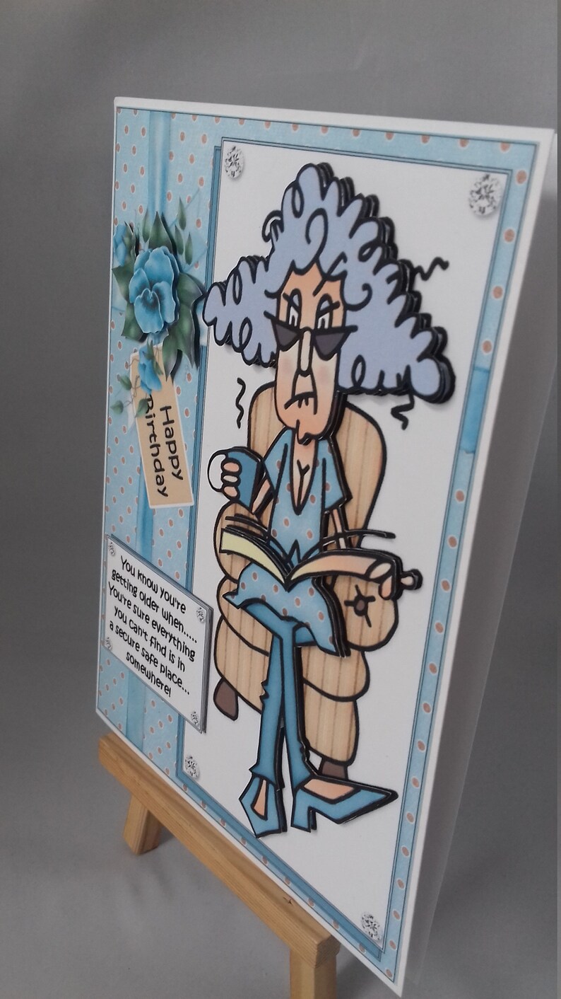 Funny Birthday Card Humour Women Female Ladies Her Older Mum Wife ...