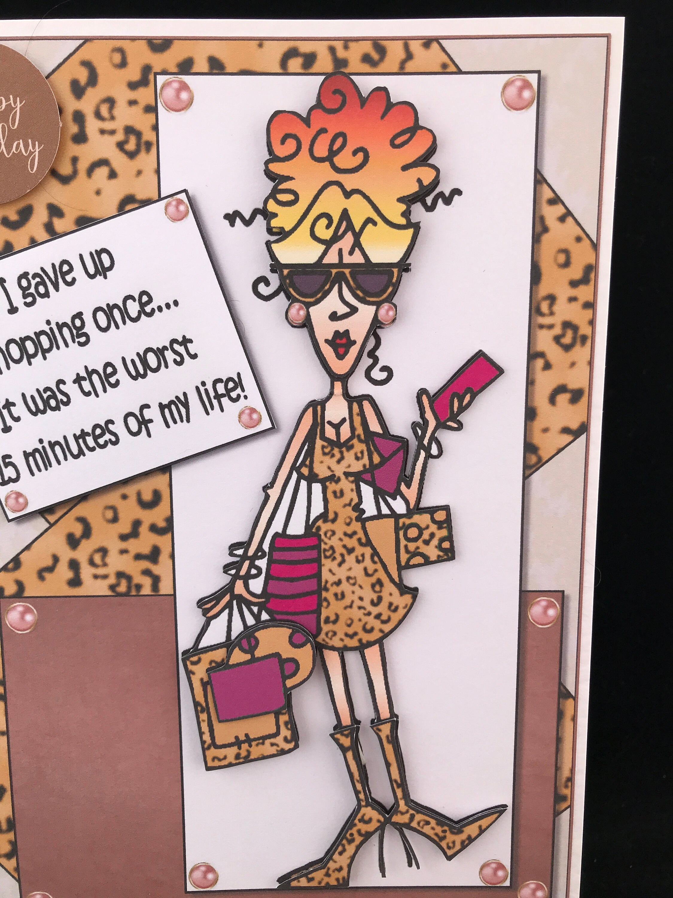 Funny Birthday Card Humour Women Female Ladies Her Mum Wife - Etsy ...