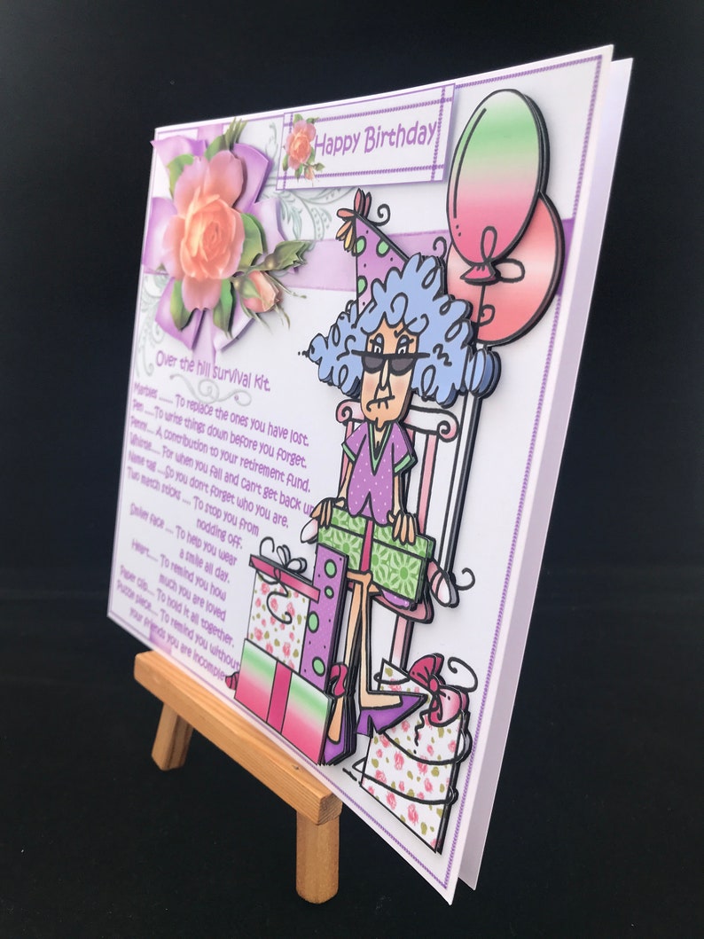 Funny Humour Birthday Card Women Female Ladies Older Mum Wife - Etsy