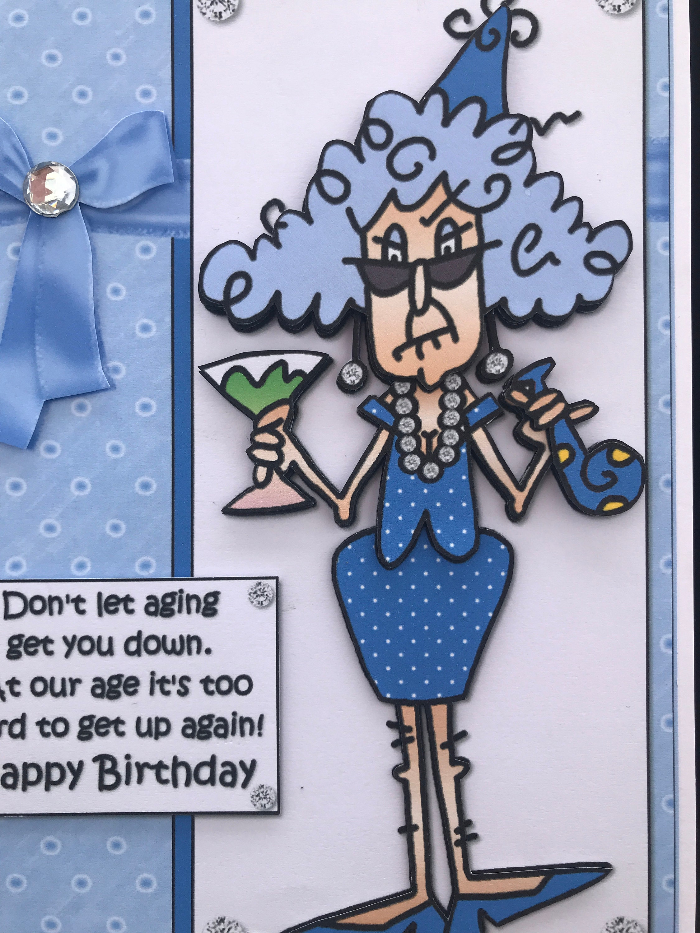 Funny Humour Birthday Card Women Female Ladies Older Mum Wife - Etsy