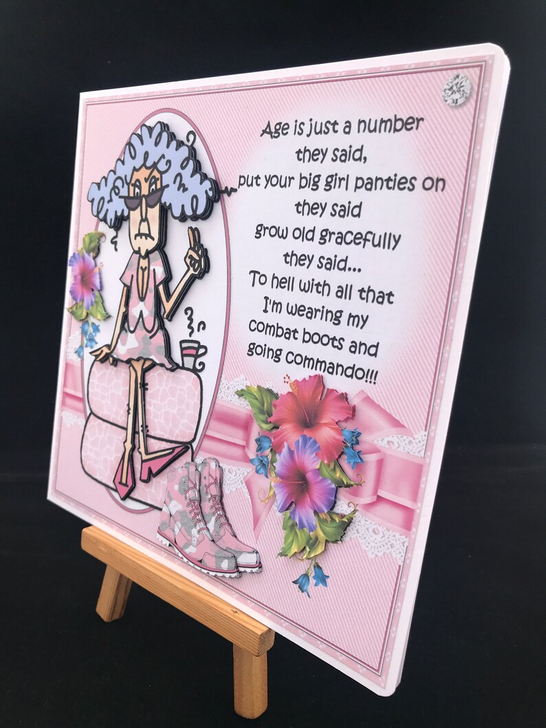 Funny Humour Birthday Card for Women Female Ladies Her Older Mum Mother ...