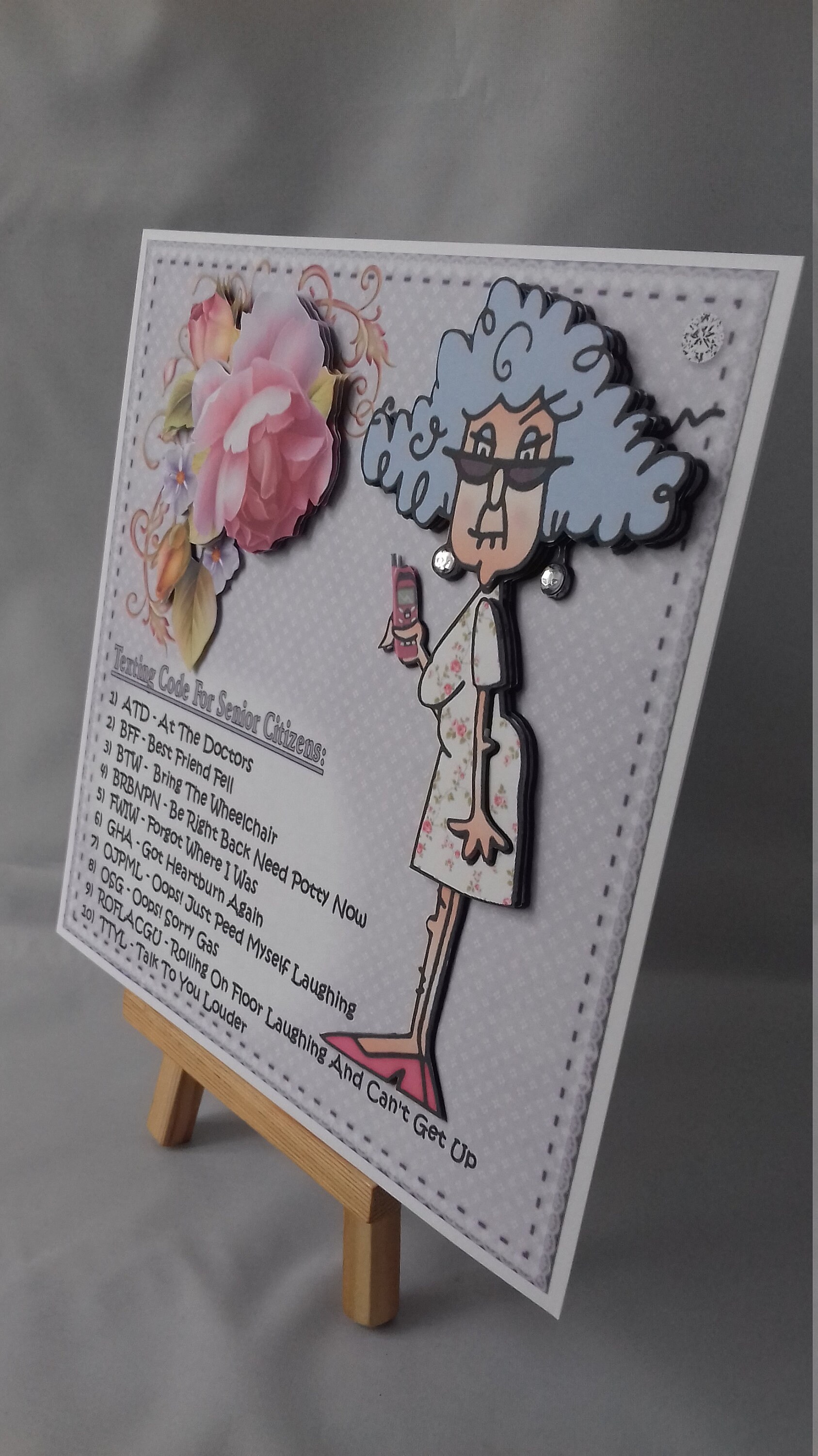 Funny Humour Birthday Card Women Female Older Her Ladies Mum Wife ...