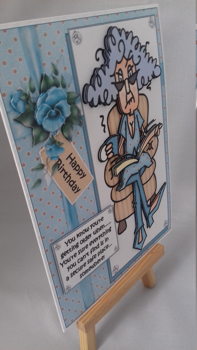 Funny Birthday Card Humour Women Female Ladies Her Older Mum - Etsy