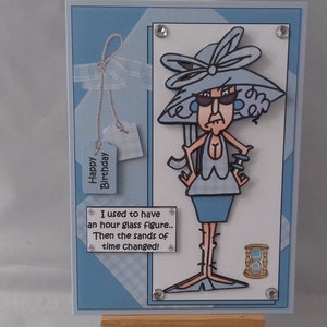 Cartão de aniversário engraçado para mulher