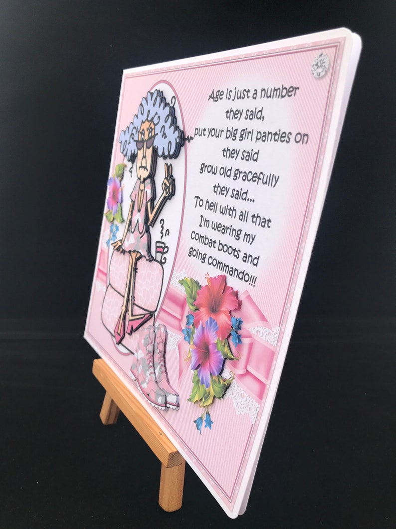 Funny Humour Birthday Card for Women Female Ladies Her Older Mum Mother ...